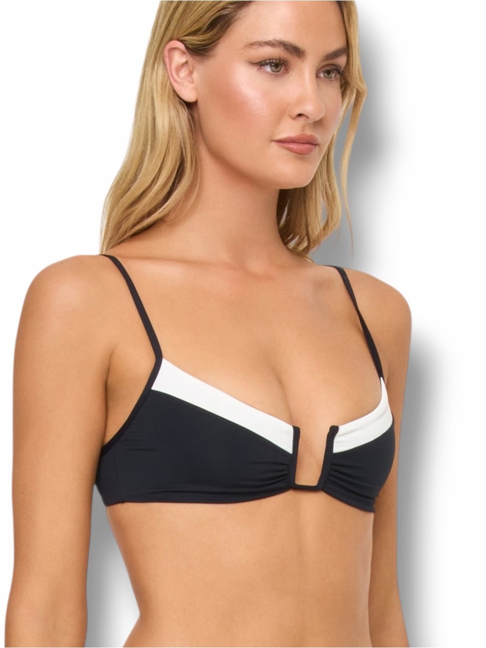 LSPACE Bikini Set Black and White Large - Picture 5 of 7